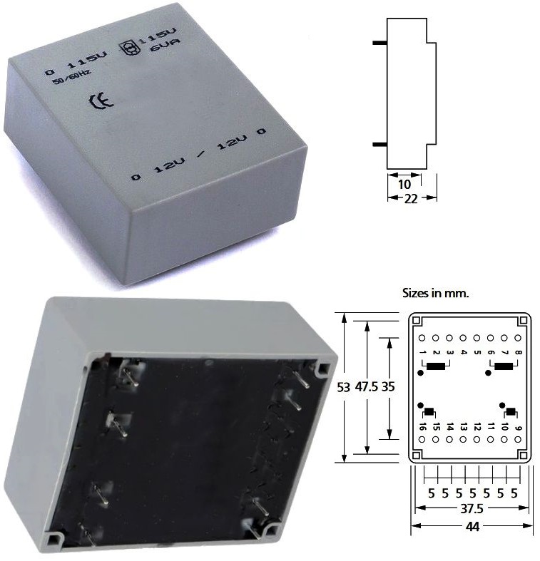 Trafo 6va - Bajo Perfil
